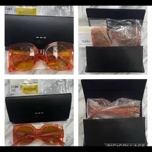 FENDI ,2025 ONE OF TOP SUNGLASS COLOR, ORANGE, THIS PAIR IS TRANSPARENT … Fendi | Accessories | Fendi 225 One Of Top Sunglass Color  main image 2